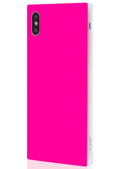 SQUARE® Neon Pink iPhone Case