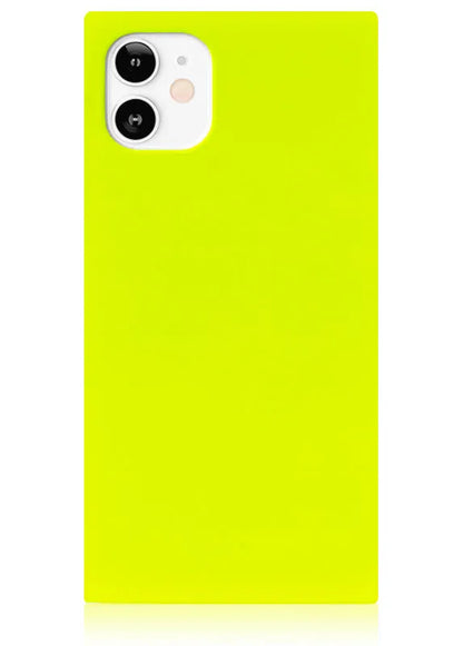 SQUARE® Neon Yellow iPhone Case