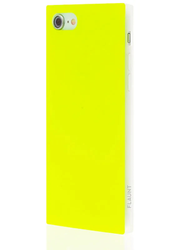 SQUARE® Neon Yellow iPhone Case