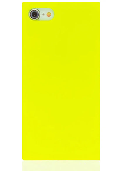 SQUARE® Neon Yellow iPhone Case