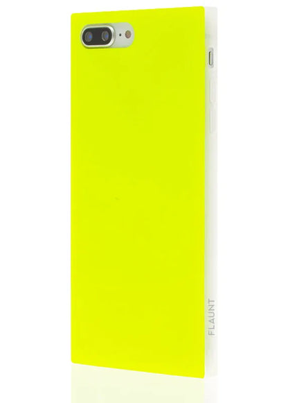 SQUARE® Neon Yellow iPhone Case