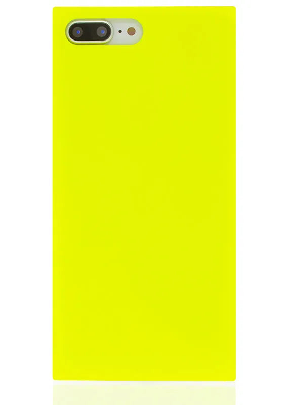 SQUARE® Neon Yellow iPhone Case