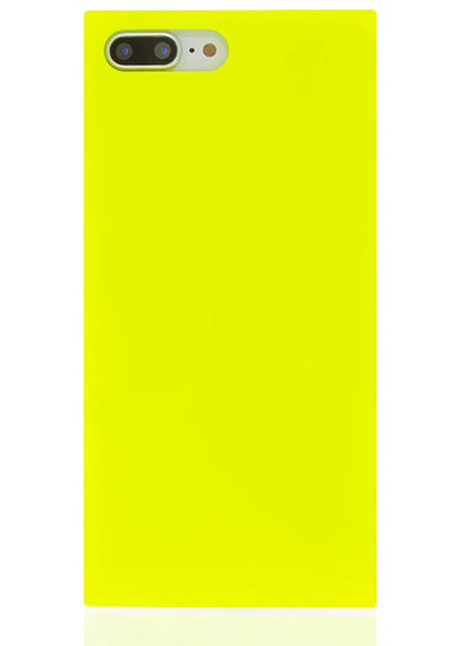 SQUARE® Neon Yellow iPhone Case