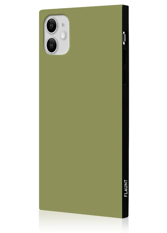 SQUARE® Olive Green iPhone Case