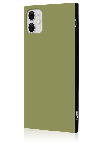 SQUARE® Olive Green iPhone Case