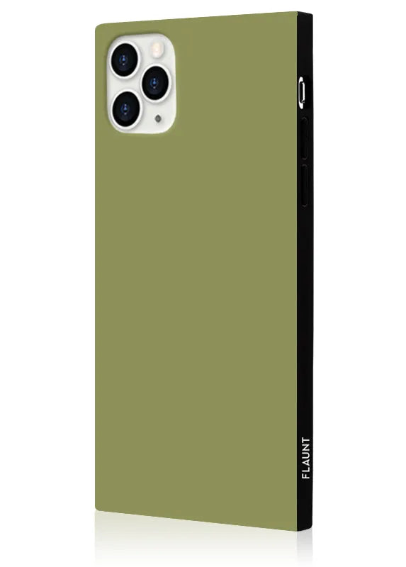 SQUARE® Olive Green iPhone Case
