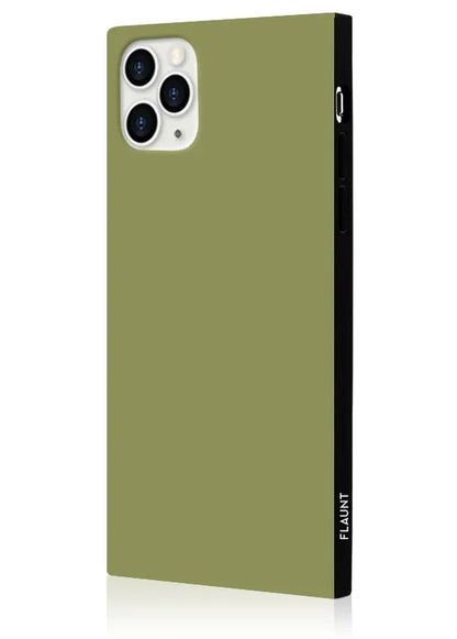 SQUARE® Olive Green iPhone Case