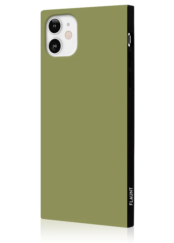 SQUARE® Olive Green iPhone Case