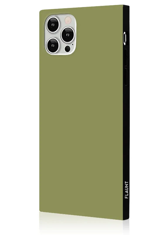 SQUARE® Olive Green iPhone Case
