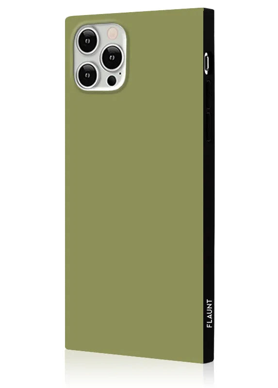 SQUARE® Olive Green iPhone Case