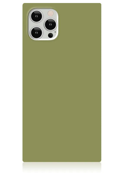 SQUARE® Olive Green iPhone Case