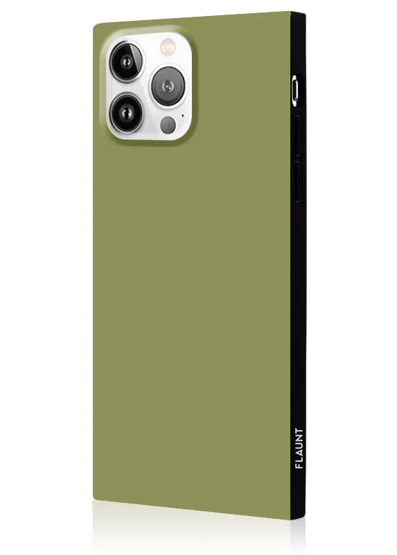 SQUARE® Olive Green iPhone Case
