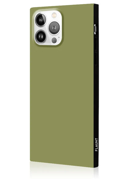 SQUARE® Olive Green iPhone Case