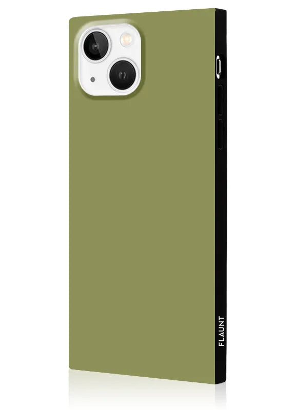 SQUARE® Olive Green iPhone Case