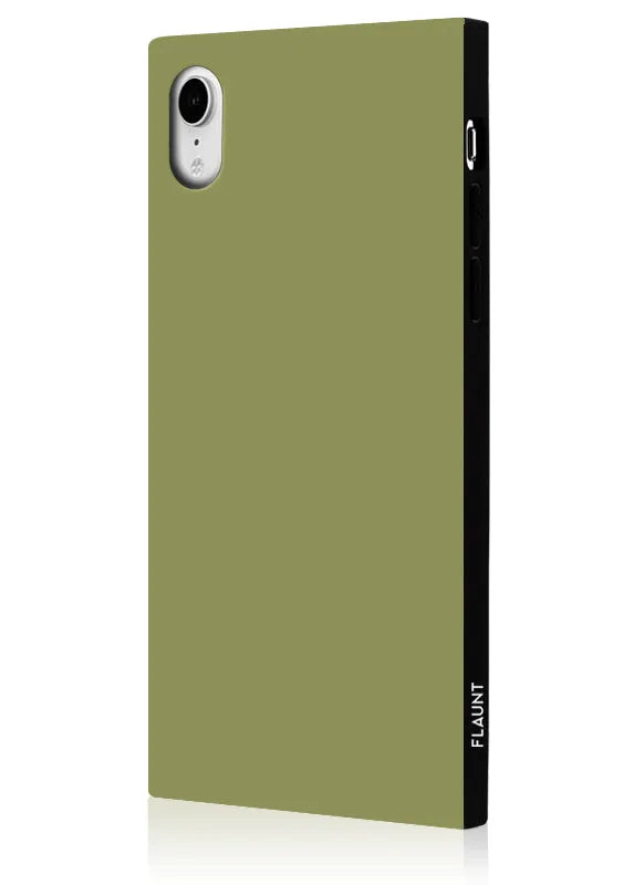 SQUARE® Olive Green iPhone Case
