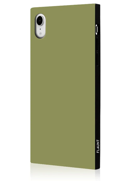 SQUARE® Olive Green iPhone Case