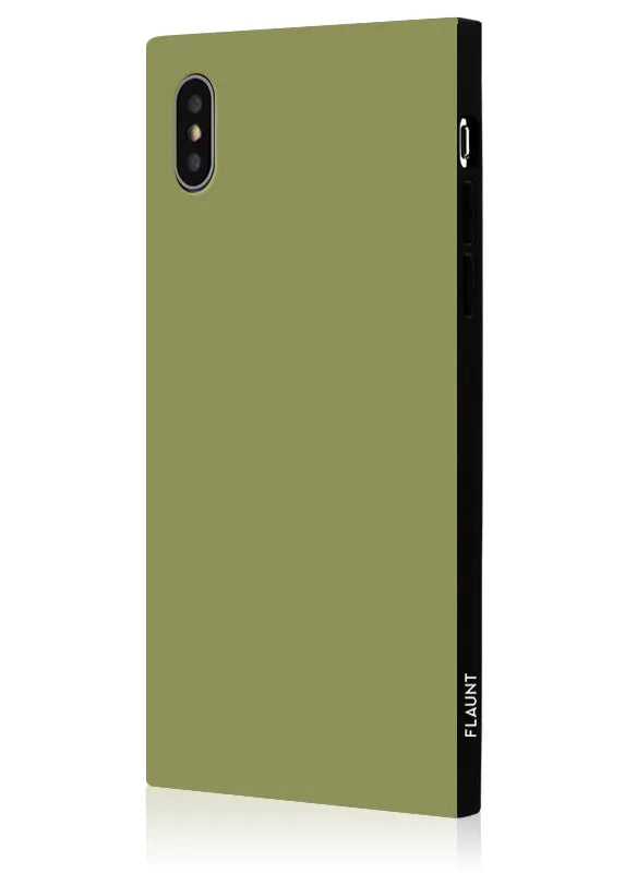 SQUARE® Olive Green iPhone Case
