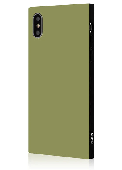 SQUARE® Olive Green iPhone Case