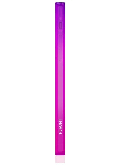 SQUARE® Pink Purple Clear Ombre iPhone Case