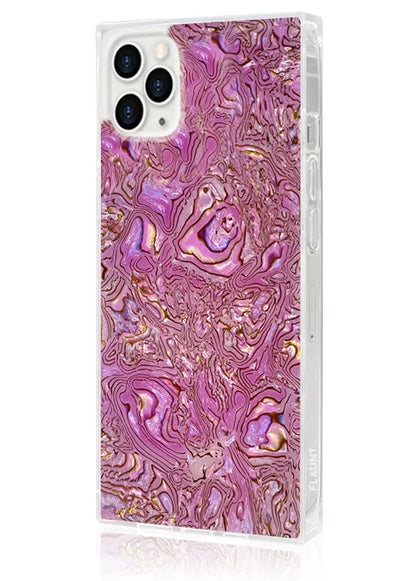 SQUARE® Pink Abalone Shell iPhone Case