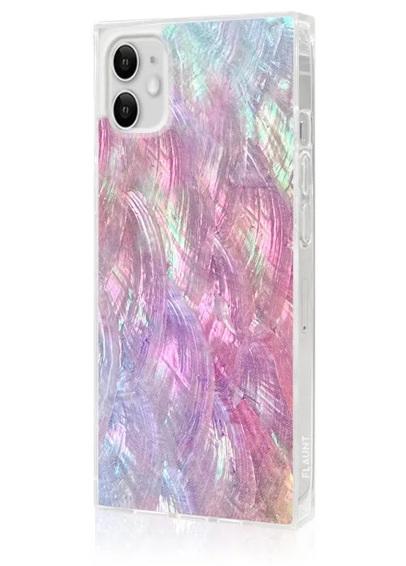 SQUARE® Pink Mother of Pearl iPhone Case