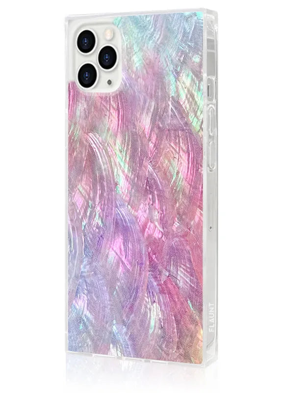 SQUARE® Pink Mother of Pearl iPhone Case