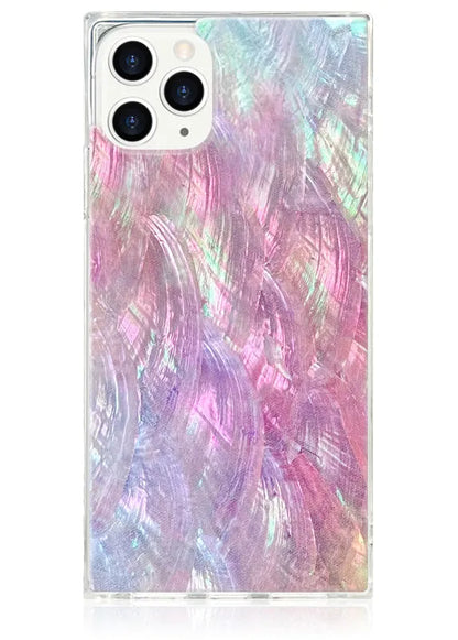 SQUARE® Pink Mother of Pearl iPhone Case