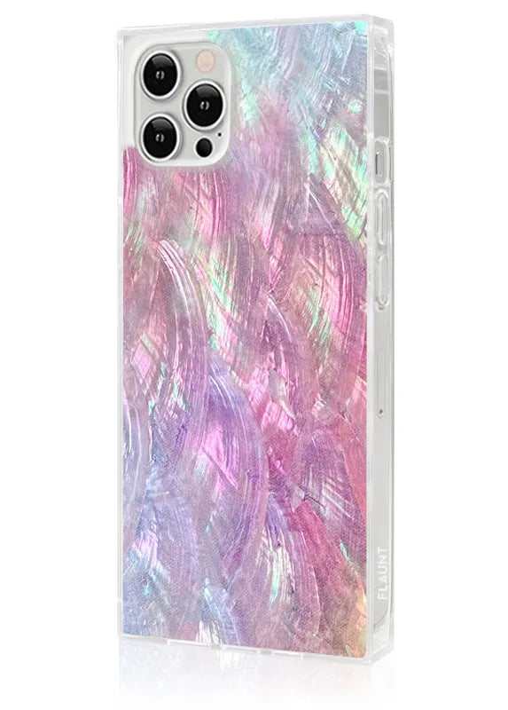 SQUARE® Pink Mother of Pearl iPhone Case