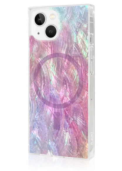 SQUARE® Pink Mother of Pearl iPhone Case