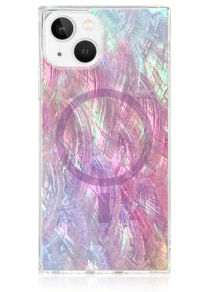 SQUARE® Pink Mother of Pearl iPhone Case