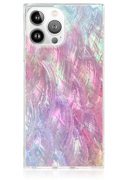 SQUARE® Pink Mother of Pearl iPhone Case