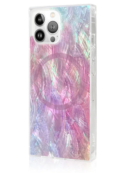 SQUARE® Pink Mother of Pearl iPhone Case