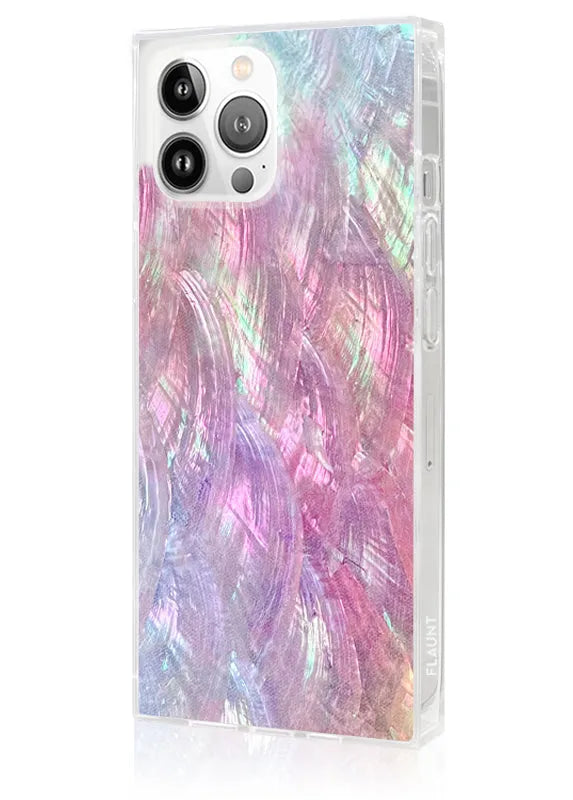 SQUARE® Pink Mother of Pearl iPhone Case