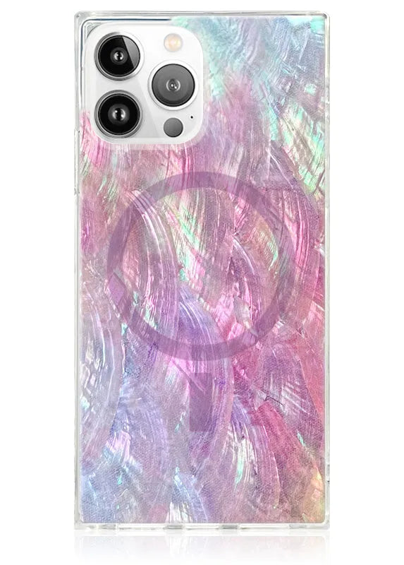 SQUARE® Pink Mother of Pearl iPhone Case