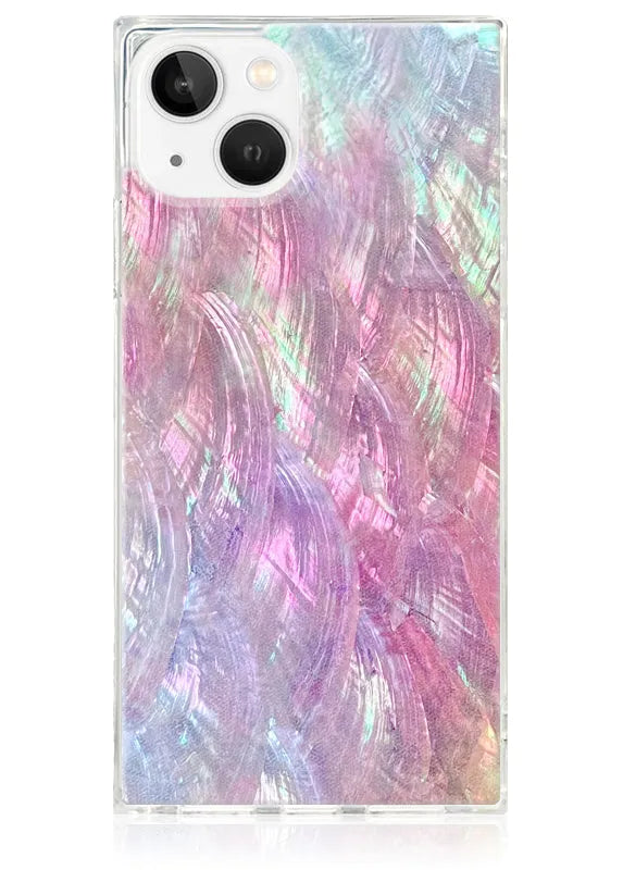 SQUARE® Pink Mother of Pearl iPhone Case