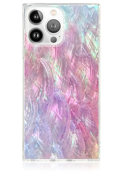 SQUARE® Pink Mother of Pearl iPhone Case