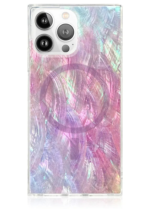 SQUARE® Pink Mother of Pearl iPhone Case