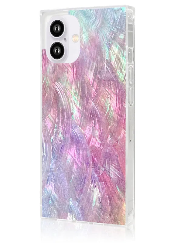 SQUARE® Pink Mother of Pearl iPhone Case