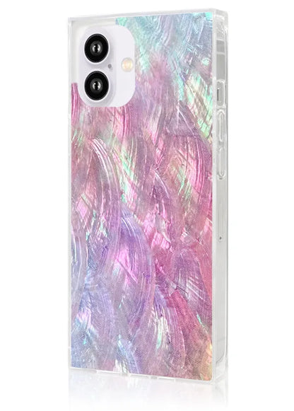 SQUARE® Pink Mother of Pearl iPhone Case