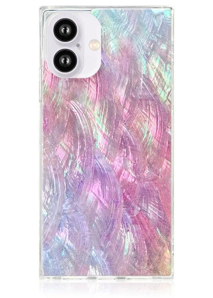 SQUARE® Pink Mother of Pearl iPhone Case