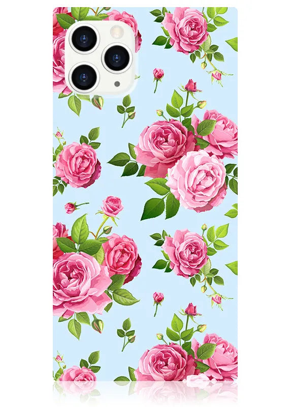 SQUARE® Pink Rose Bouquet iPhone Case