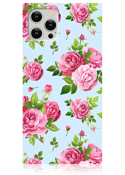 SQUARE® Pink Rose Bouquet iPhone Case