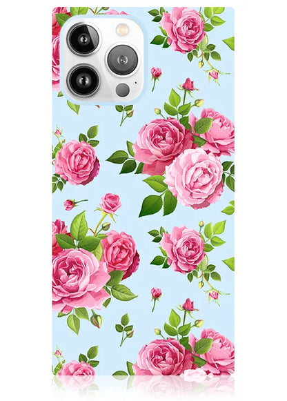 SQUARE® Pink Rose Bouquet iPhone Case