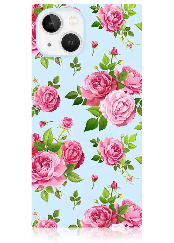 SQUARE® Pink Rose Bouquet iPhone Case