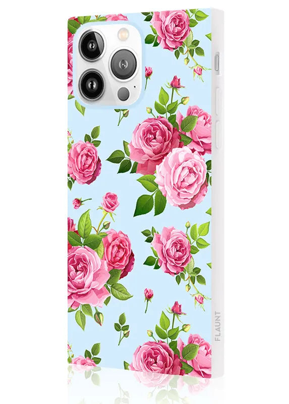 SQUARE® Pink Rose Bouquet iPhone Case