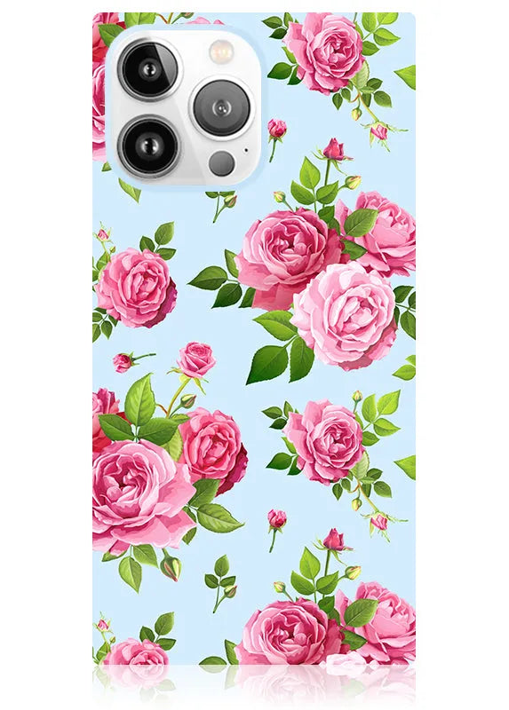 SQUARE® Pink Rose Bouquet iPhone Case