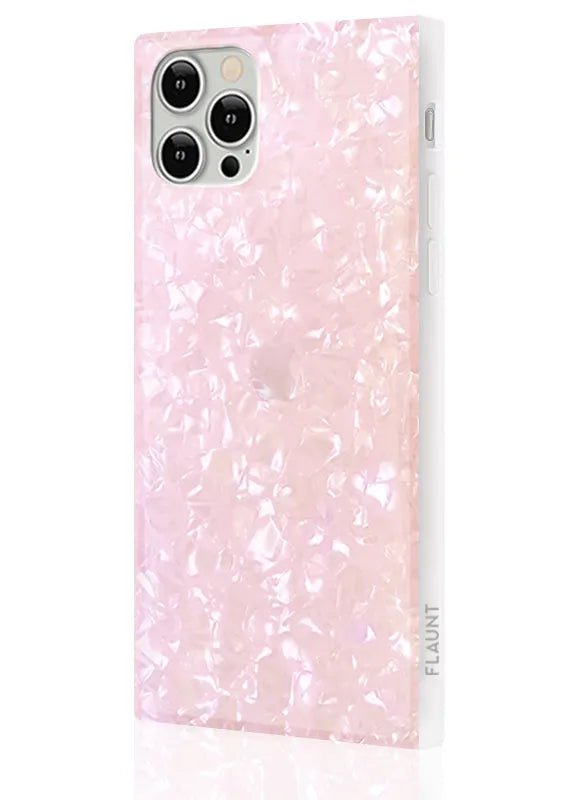 SQUARE® Blush Pearl iPhone Case