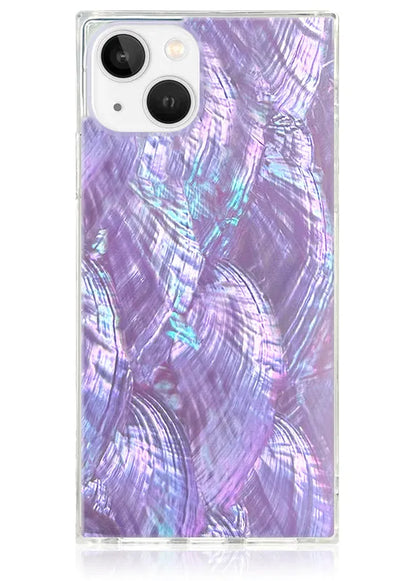 SQUARE® Violet Mother of Pearl iPhone Case