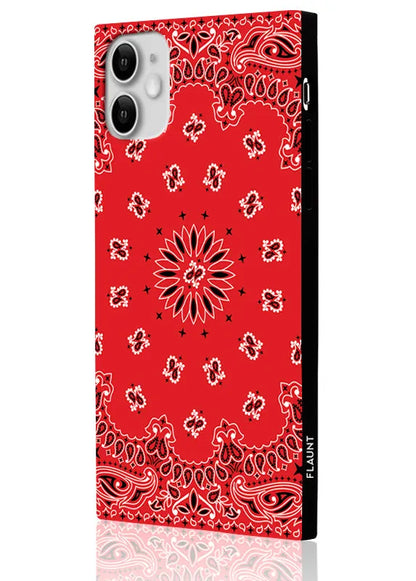 SQUARE® Red Bandana iPhone Case