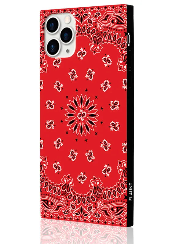 SQUARE® Red Bandana iPhone Case